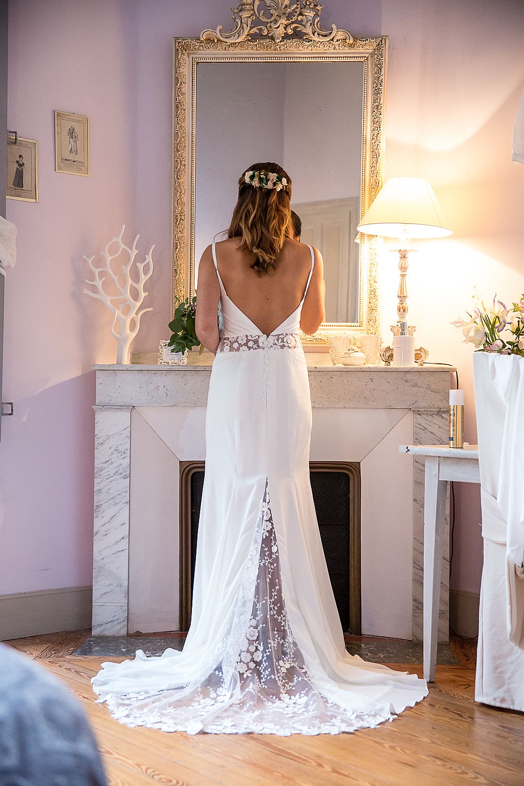 bride in the Romantique room